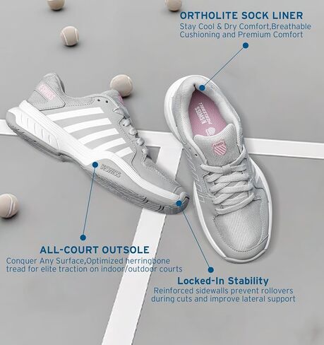 K-Swiss Women's Court Express Pickleball Shoe in Saudi Arabia