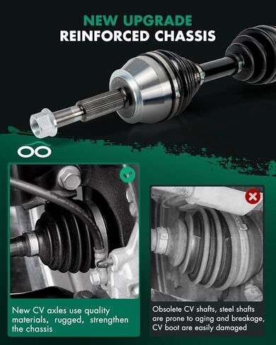 CV Axle Shaft Assembly Front Left or Right Fit For Nissan TITAN XD 5.0L 2016-2019,For Nissan TITAN XD 5.6L 2016-2024 39100EZ40A,66-6434HD,666434HD 4WD in Saudi Arabia