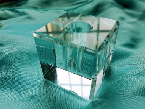 Crystal Glass Pen Holder Honeycomb Desk Accessory Fountain Pen Office Supplies Party & Gift Idea Home Decor (HONEYCOMB) in Kuwait