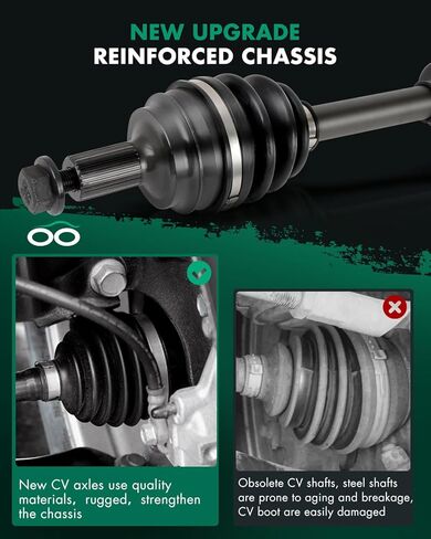 SCITOO Complete Front CV Axle Half Shaft For 2043301400 447-50772R For Mercedes-Benz C230 2008-2009,For Mercedes-Benz C250 2012-2013,For Mercedes-Benz C300 2008-2014,For Mercedes-Benz C350 2008-2015 in Kuwait