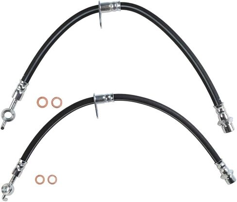 Brake Line Hose - Set 2 Brake Hose Front Brake Line Kit fits Toyota Camry 2002-2006 fits Toyota Solara 2004-2008 fits Lexus ES300 2002-2003 fits Lexus ES330 2004-2006 in Saudi Arabia
