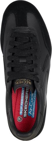 Skechers Women's Low Profile Slip Resistant Hot Shot Lace Up Sneaker with Air Cooled Memory Foam Food Service Shoe in Saudi Arabia