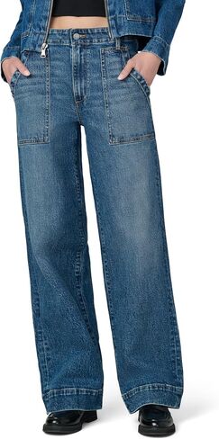 Joe's Women's The Karter Relaxed High Rise Straight Leg Trouser in Saudi Arabia