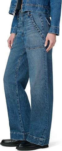 Joe's Women's The Karter Relaxed High Rise Straight Leg Trouser in Saudi Arabia
