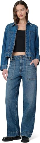 Joe's Women's The Karter Relaxed High Rise Straight Leg Trouser in Saudi Arabia