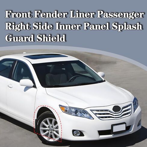 CarPartsDepot Front Fender Liner Passenger Right Side Inner Panel Splash Guard Shield Compatible for Camry Sedan 2007-2011 SE LE XLE CE Hybrid Base in Saudi Arabia