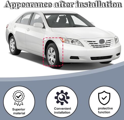CarPartsDepot Front Fender Liner Passenger Right Side Inner Panel Splash Guard Shield Compatible for Camry Sedan 2007-2011 SE LE XLE CE Hybrid Base in Saudi Arabia