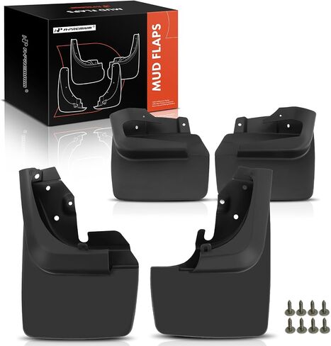A-Premium Set of 4PCS Mud Flaps Splash Guards Mudguards Mudflaps Compatible with Toyota 100 Series Land Cruiser,1998-2007, Sport Utility, Black Color, Front LH RH and Rear LH RH in Saudi Arabia