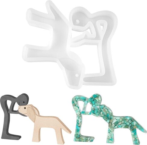 Christmas Molds Silicone Epoxy Resin Mold, Keychain Molds for Epoxy Resin, Car Rear View Mirror Pendant Gift, Christmas Decorations for Epoxy Resin, Themed Party Alien Crafts for Halloween in Kuwait
