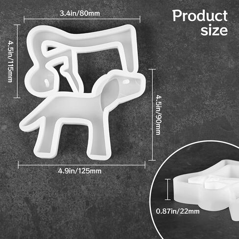 Christmas Molds Silicone Epoxy Resin Mold, Keychain Molds for Epoxy Resin, Car Rear View Mirror Pendant Gift, Christmas Decorations for Epoxy Resin, Themed Party Alien Crafts for Halloween in Kuwait