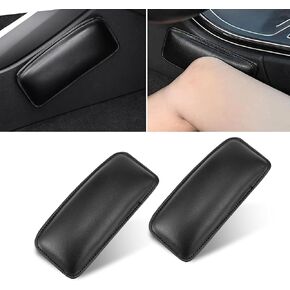 2 PCS Car Knee Cushion Pads, Soft Leather Elbow Cushion Pad, Car Door Armrest Pillow Pad, Universal Car Interior Accessories (Beige) in Kuwait