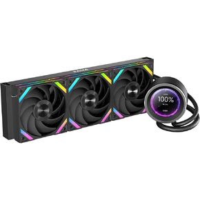 شاشة عرض LCD مبرد سائل أبيض قابل للتعديل من SAMA SM240 مع مروحة صامتة ARGB PWM قابلة للعنونة 2x120 مم 240 مم AIO مشعاع in Kuwait