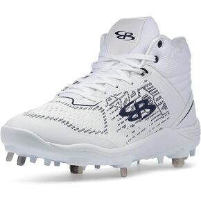 Boombah Viper Pureknit Men Men Mid Cleat - White Out - خيارات ألوان متعددة - أحجام متعددة in Saudi Arabia