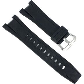 Genuine Replacement for Watch Band Black Rubber Strap #10502763 GST-210B-1A GST-210B-1A9 GST-210B-4A GST-400G-1A9 GST-410-1A GST-S110-1A GST-S100G-1B GST-W100G-1B GST-W110-1A in Saudi Arabia
