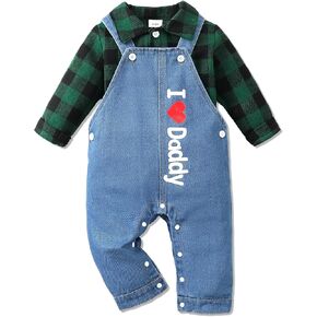 NZRVAWS ملابس للأطفال حديثي الولادة من NZRVAWS ملابس للرضع رومبير حيوانات مخطط لطيف من قماش الدنيم بذلة وزرة من عمر 0 ​​إلى 18 شهرًا in Kuwait