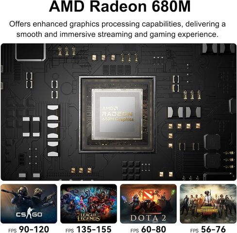 كمبيوتر صغير GEEKOM A7، كمبيوتر صغير AMD Ryzen 9 7940HS Windows 11 Pro (8 Core 16 Thread، حتى 5.2 جيجا هرتز) 32 جيجا بايت DDR5 2 تيرابايت PCIe Gen4 SSD كمبيوتر صغير | ايه ام دي راديون 780 م | بي تي 5.2 | واي فاي 6E | يو اس بي 4 | 8 ك in Saudi Arabia