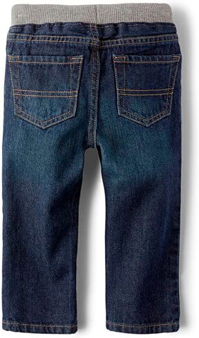 The Children's Place Baby Boys and Toddler Boys Basic Straight Leg Jeans, Retro Vintage, 12-18 MONTHS in Saudi Arabia