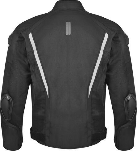 Adventure Touring Motorcycle Jacket For Men & Women Enduro Biker Textile Riding Gear CE Armored in Kuwait