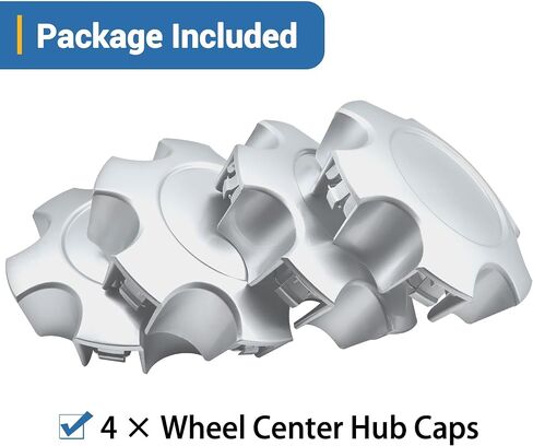 4 Wheel Center Hub Covers Fit for 6 Lug Tundra 17 Inch 5 Double Spoke Silver Wheels 2003-2006 for Sequoia 17 Inch 5 Double Spoke Silver Wheels 2003-2007 Replace 42603-AF030 in Saudi Arabia