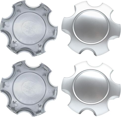 4 Wheel Center Hub Covers Fit for 6 Lug Tundra 17 Inch 5 Double Spoke Silver Wheels 2003-2006 for Sequoia 17 Inch 5 Double Spoke Silver Wheels 2003-2007 Replace 42603-AF030 in Saudi Arabia