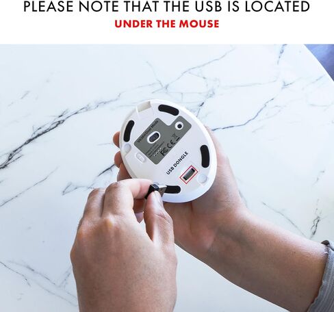 ماوس USB رأسي سلكي رقمي مريح من J-Tech مع حساسية قابلة للتعديل (600/1000/1600 نقطة لكل بوصة)، قدرة تحمل التمرير، مسند راحة اليد قابل للإزالة وأزرار الإبهام [V628] in Kuwait