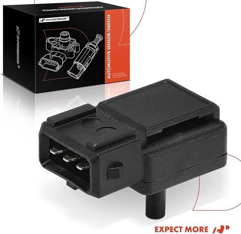 A-Premium Manifold Absolute Pressure Sensor [3 Pins] Compatible with Volvo C70, S70, V70, 1999-2000 in Saudi Arabia