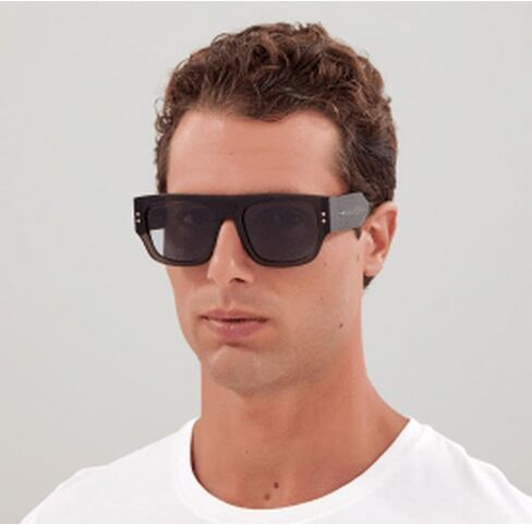 Gucci GG1262S 003 Sunglasses Men's Grey/Blue Square Shape 54mm in Saudi Arabia