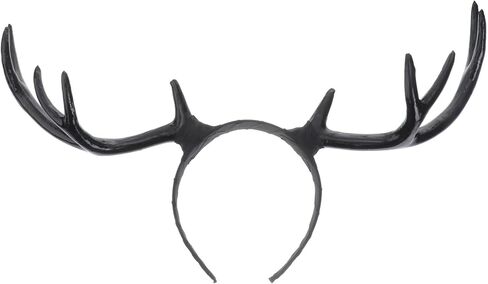 الرنة قرون رئيس الرأس ، غزلان للسيدات قرن الأذن طويلة الرأس ، تاج الشعر الأيائل لعيد الهالوين ، تأثيري ، حفلة ، عيد ميلاد ، عيد الميلاد ، زي الغزلان in Kuwait