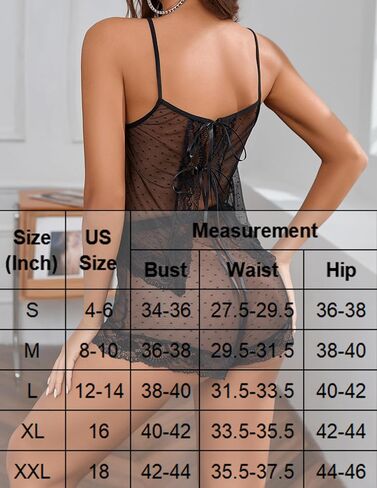Avidlove Lingerie for Women Sexy Pajamas Sheer Open Front Sleepwear Lace Polka Dot Cami Shorts Set 2 piece in Saudi Arabia