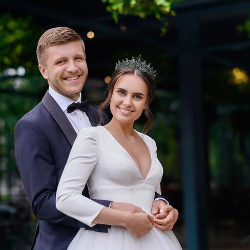 LIMELIA Women's Tiara for Henna Wedding Party|Glitter Hair Accessories for Bridal Birthday Pageant Prom Halloween Cos-play Christmas Party|Dence-Navy Blue in Kuwait