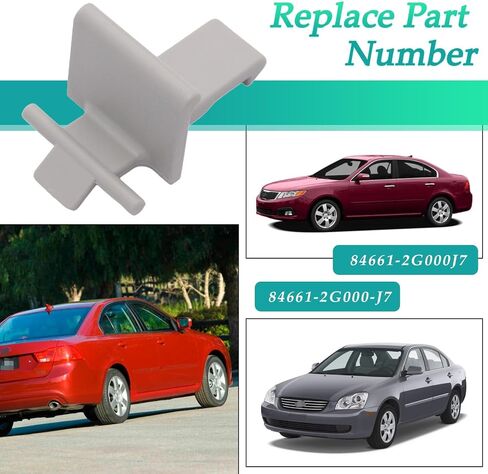 Center Console Armrest Upper Latch Clip Beige Compatible with Kia Optima 2.4L 2.7L 2008 2009 2010 Replace#:84661-2G000J7 in Saudi Arabia