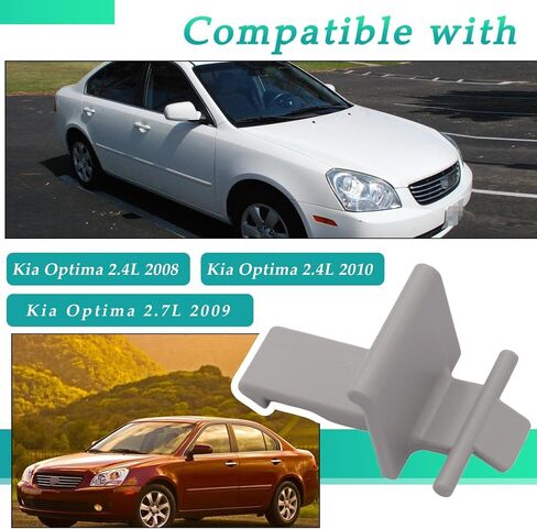 Center Console Armrest Upper Latch Clip Beige Compatible with Kia Optima 2.4L 2.7L 2008 2009 2010 Replace#:84661-2G000J7 in Saudi Arabia