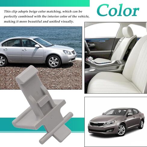 Center Console Armrest Upper Latch Clip Beige Compatible with Kia Optima 2.4L 2.7L 2008 2009 2010 Replace#:84661-2G000J7 in Saudi Arabia