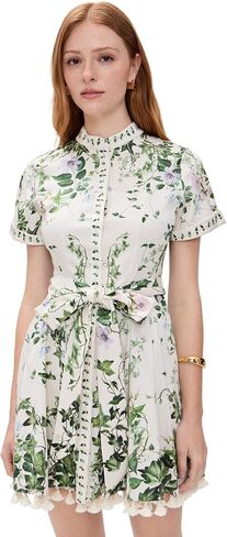 Alice + Olivia Women's Lucy Flow Sleeve Mini Shirt Dress in Saudi Arabia