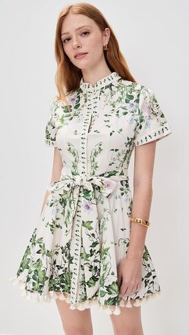 Alice + Olivia Women's Lucy Flow Sleeve Mini Shirt Dress in Saudi Arabia