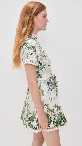 Alice + Olivia Women's Lucy Flow Sleeve Mini Shirt Dress in Saudi Arabia