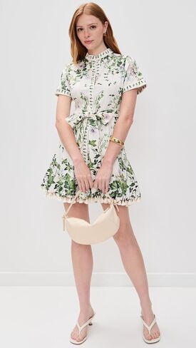Alice + Olivia Women's Lucy Flow Sleeve Mini Shirt Dress in Saudi Arabia