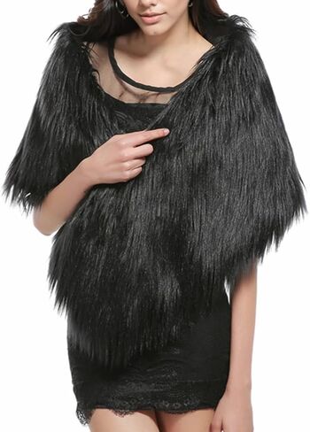 يلف فرو الزفاف والفراء الشالات وشاح فرو الزفاف يتستر على النساء والفتيات in Kuwait