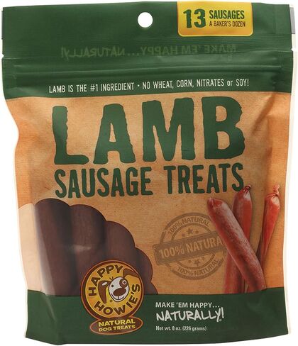 Happy Howie's Sausage Treats - Healthy Dog Treats, Flavorful Slow Cooked Beef, Natural Ingredients, Hormone Free - Beef, 36 Count (Pack of 1) in Kuwait