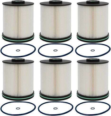 6PCS TP1015 FUEL FILTER يناسب 6.6L Duramax Diesel متوافق مع 2017-2024 CHEVY SILVERADA/GMC SIERRA 2500HD 3500HD ، 2014-2019 CHEVY CRUZE | استبدال# 23304096 ، 22937279 ، 23456595 in Saudi Arabia