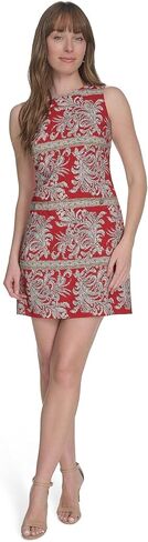 Tommy Hilfiger Women's Sleevless Pocket Salon Stretch Shift Dress in Saudi Arabia