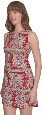 Tommy Hilfiger Women's Sleevless Pocket Salon Stretch Shift Dress in Saudi Arabia