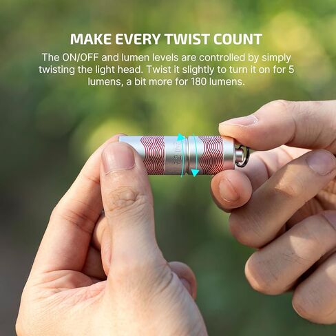 OLIGHT I1R 2 Pro Eos 180 Lumens EDC مصباح يدوي قابل لإعادة الشحن، مدعوم ببطارية مدمجة قابلة لإعادة الشحن مع كابل USB من النوع C، ضوء صغير نحيف محمول باليد للحمل اليومي in Kuwait