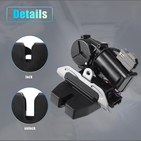 X AutoHaux استبدال مشغل قفل الباب الخلفي Liftgate لفورد Escape 2018-2019 مجموعة المزلاج الخلفي رقم GJ5Z7443150B أسود in Saudi Arabia