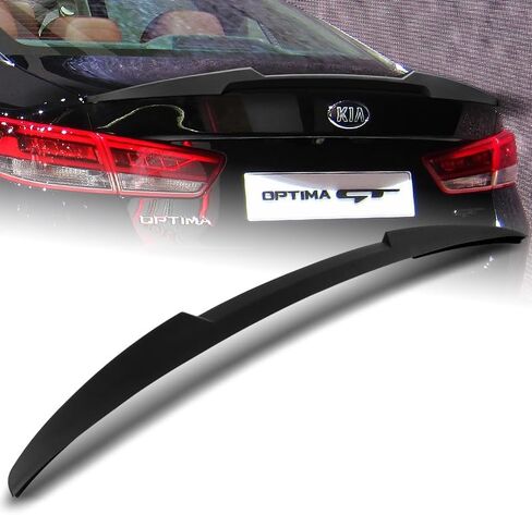 W-Power, ABS V-Style Rear Trunk Spoiler Wing, Compatible with 2016-2020 Kia Optima, Rear Spoiler, Exterior Replacement Part (Pearl Black) in Saudi Arabia