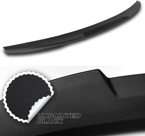 W-Power, ABS V-Style Rear Trunk Spoiler Wing, Compatible with 2016-2020 Kia Optima, Rear Spoiler, Exterior Replacement Part (Pearl Black) in Saudi Arabia