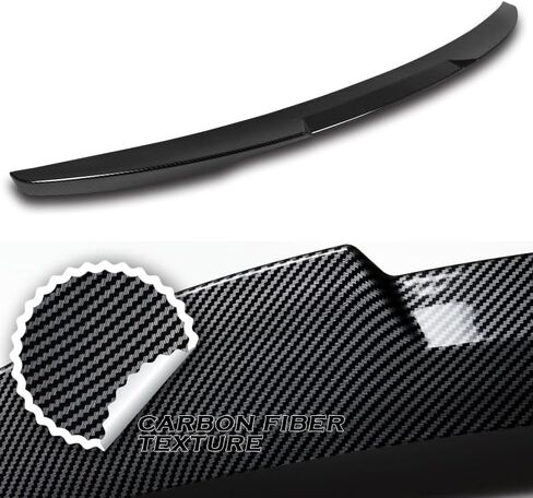 W-Power, ABS V-Style Rear Trunk Spoiler Wing, Compatible with 2016-2020 Kia Optima, Rear Spoiler, Exterior Replacement Part (Pearl Black) in Saudi Arabia