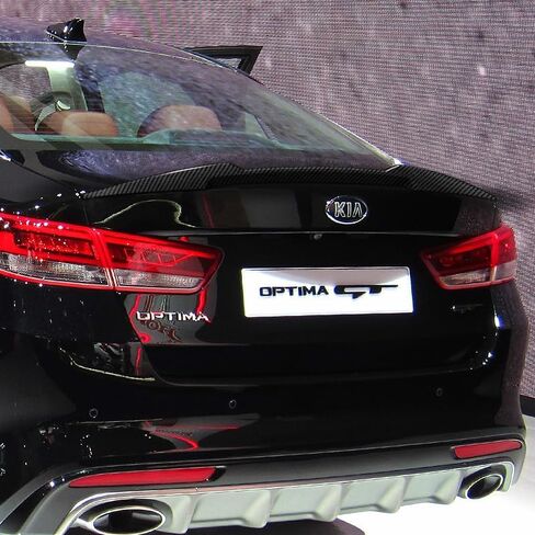 W-Power, ABS V-Style Rear Trunk Spoiler Wing, Compatible with 2016-2020 Kia Optima, Rear Spoiler, Exterior Replacement Part (Pearl Black) in Saudi Arabia