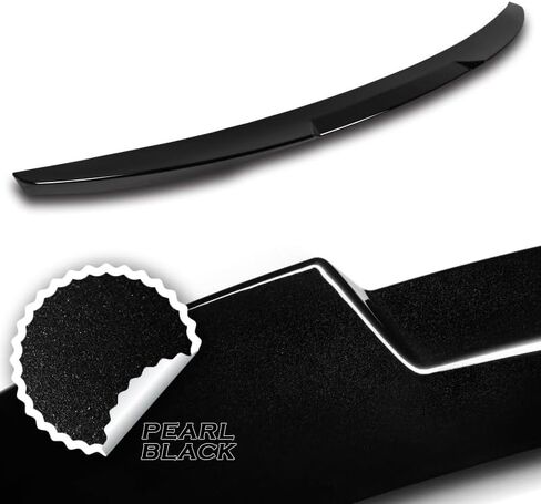 W-Power, ABS V-Style Rear Trunk Spoiler Wing, Compatible with 2016-2020 Kia Optima, Rear Spoiler, Exterior Replacement Part (Pearl Black) in Saudi Arabia