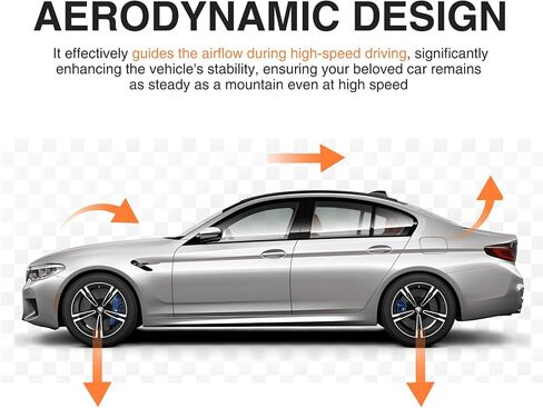 Front Bumper Spoiler Lip Compatible with 2011-2016 BMW F10 F18 5 Series M Sport 528i 535i 550i Front Splitter Spoiler, Carbon Fiber Style in Saudi Arabia